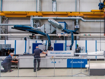 針對中國市場，克勞斯瑪菲傾力打造高品質管材擠出機