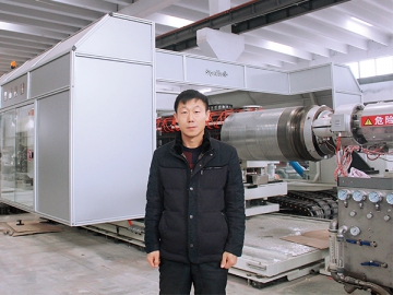 大口徑高速波紋管生產(chǎn)線為青州塑霸開疆拓土