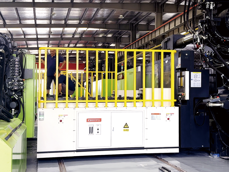 換模臺車系統（多臺注塑機共用)