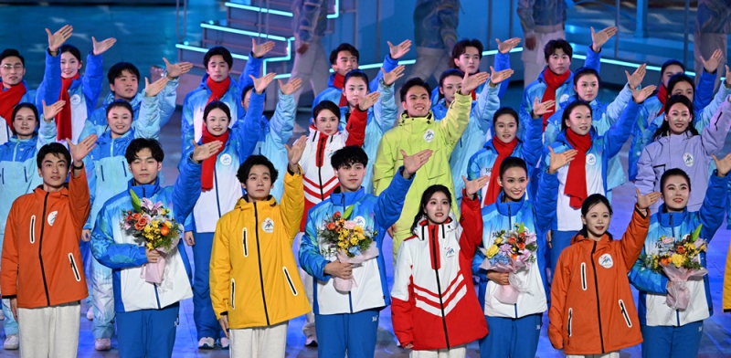 哈爾濱亞冬會圓滿閉幕,中國代表團以32枚金牌領跑獎牌榜